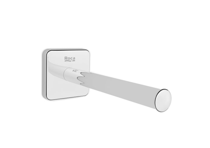 Ekstra toiletrulleholder (kan monteres med skruer eller klæbemiddel)
