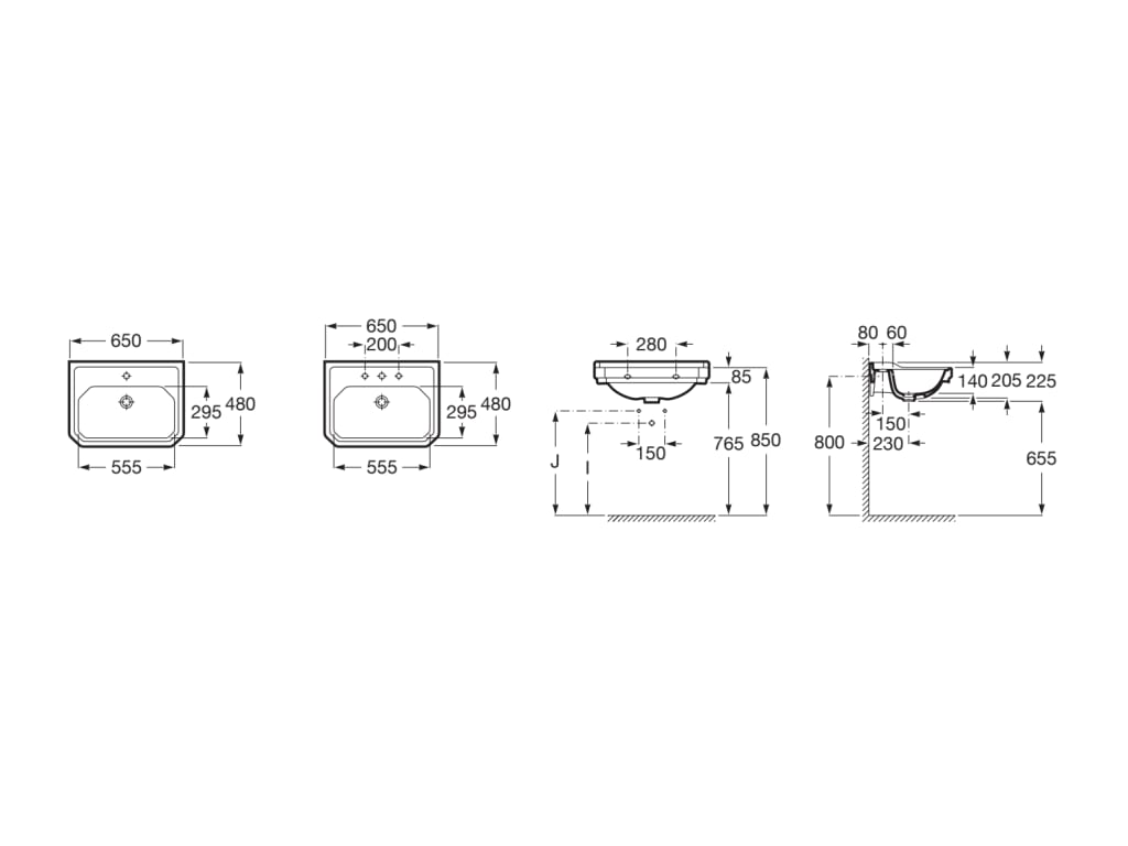 Esquema de cotas