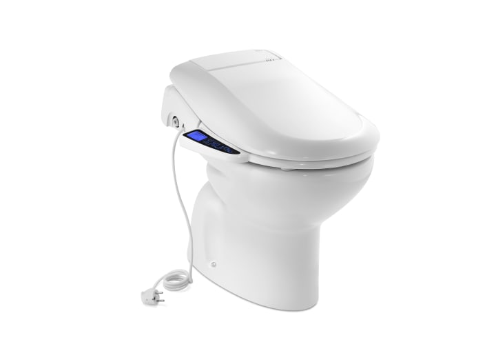 Gulvstående toilet med S-lås