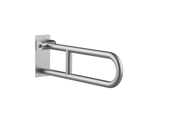 COMFORT – Sammenklappeligt støttegreb med mat finish til toiletrulleholder