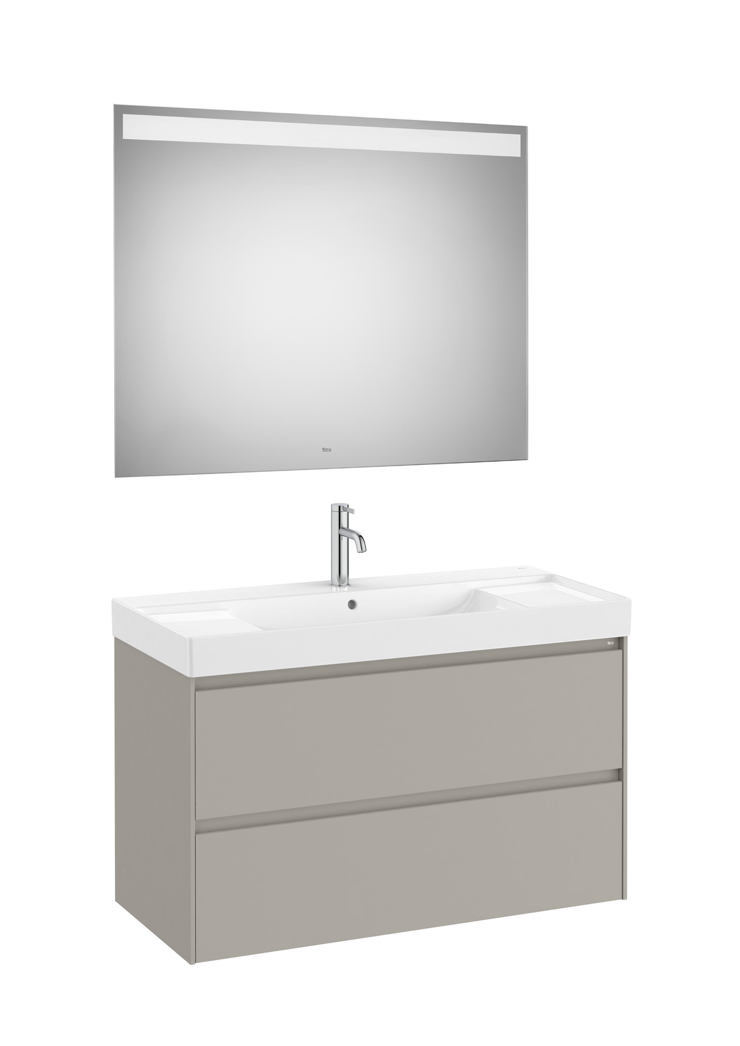 Vaskemøbler Matt Grey Ona A851709510 Roca
