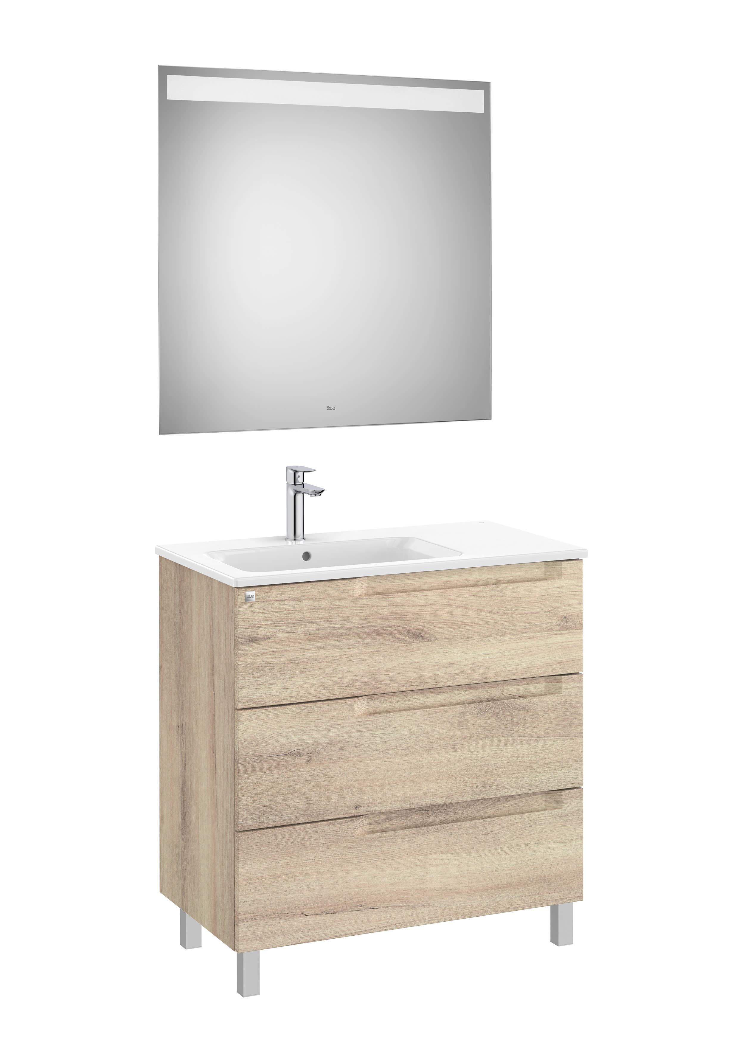 Vaskemøbler Beige Wood Aleyda A851845524 Roca