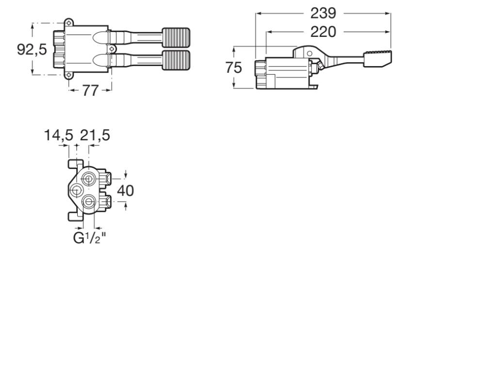 Esquema de cotas