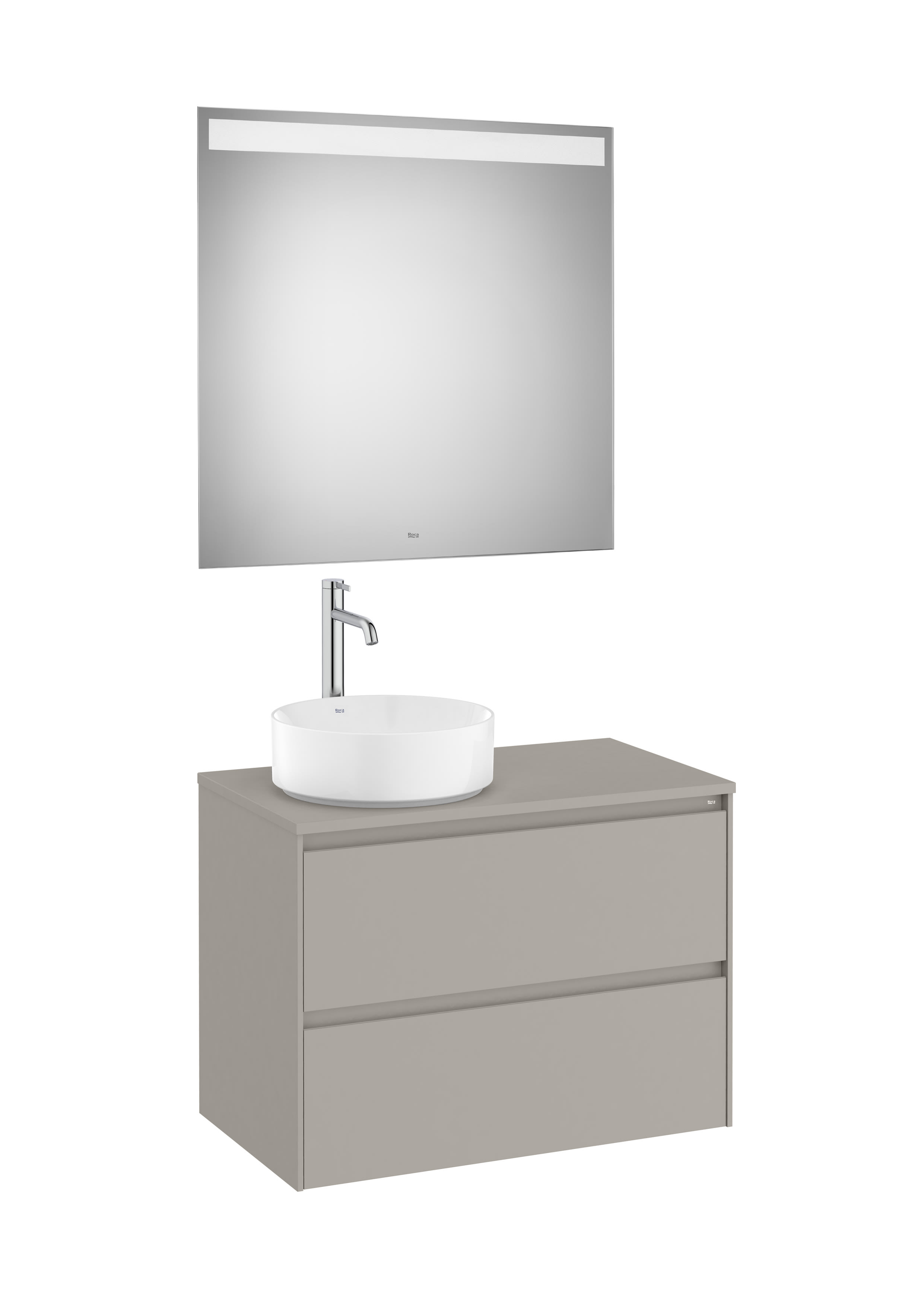 Vaskemøbler Matt Grey Ona A851717510 Roca